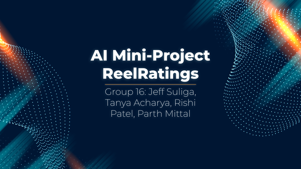 A screenshot of our ReelRatings Presentation.
